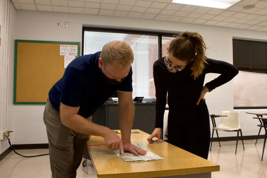 AOP teaches compass navigation